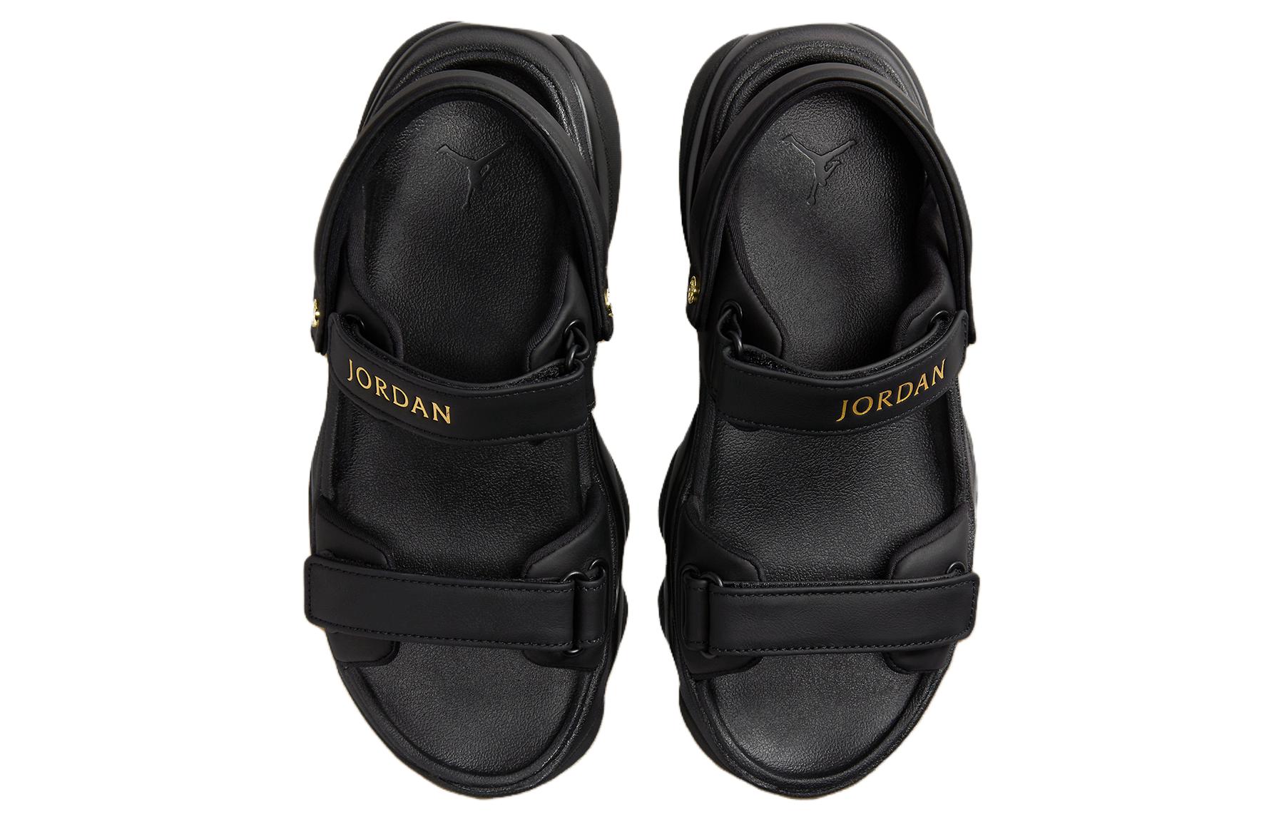 Shop (W) Air Jordan Deja Sandal 'Hitam Emas Metalik' FN5036-001
