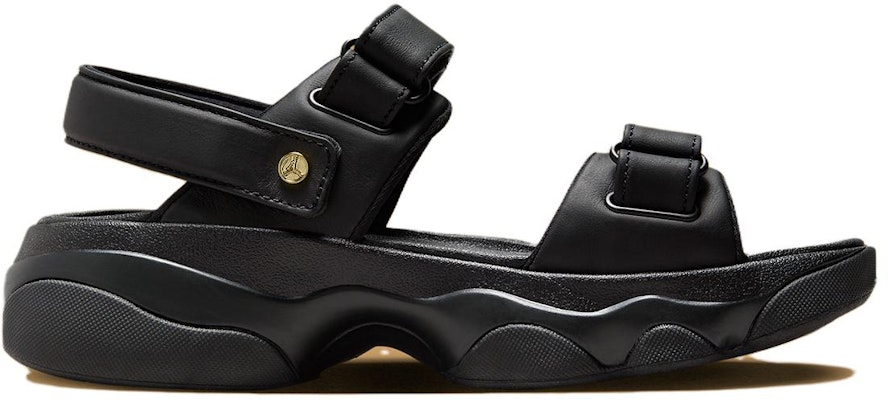 (W) Air Jordan Deja Sandal 'Hitam Emas Metalik' FN5036-001 Shop (W) Air Jordan Deja Sandal 'Hitam Emas Metalik' FN5036-001