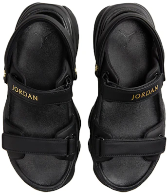(W) Air Jordan Deja Sandal 'Hitam Emas Metalik' FN5036-001 Purchase (W) Air Jordan Deja Sandal 'Hitam Emas Metalik' FN5036-001