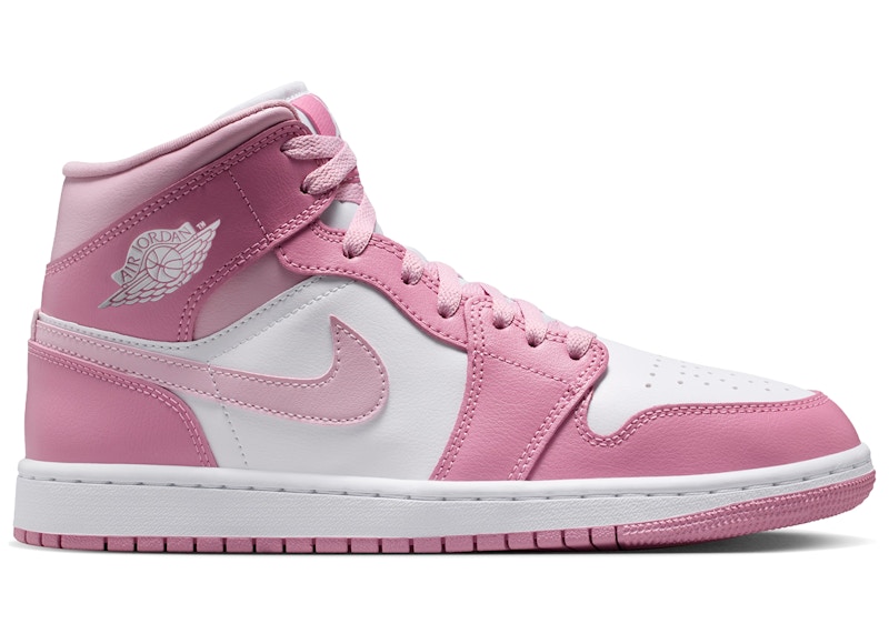 (Women) Air Jordan Jordan 1 Mid 'Elemental Pink Iced Carmine' BQ6472-605