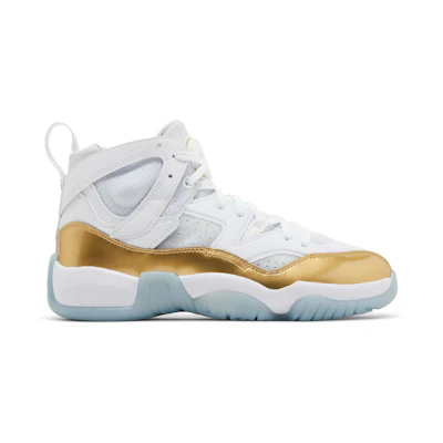 (W) Jordan Jumpman Two Trey 'White Metallic Gold'