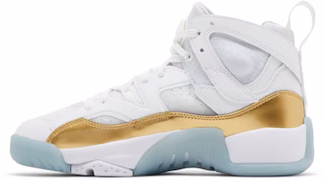 (W) Air Jordan Jumpman Two Trey 'Blanco Oro Metálico' DR9631-107 Lookbook (W) Air Jordan Jumpman Two Trey 'Blanco Oro Metálico' DR9631-107