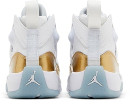 (W) Air Jordan Jumpman Two Trey 'Blanco Oro Metálico' DR9631-107 Details for (W) Air Jordan Jumpman Two Trey 'Blanco Oro Metálico' DR9631-107