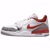 (Women) Air Jordan Legacy 312 Low White Cement Gym Red FQ7827-106 (Women) Air Jordan Legacy 312 Low White Cement Gym Red FQ7827-106