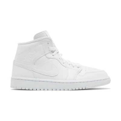 (W) Jordan Mid Triple White 2022