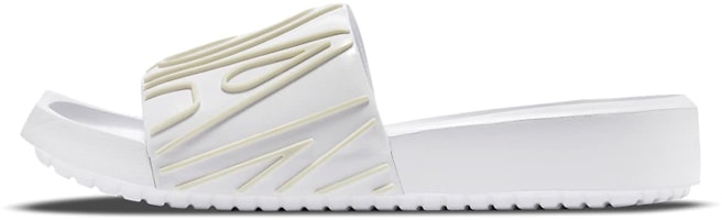 (Women) Air Jordan Nola Slide 'Triple White' CZ8027-100 (Women) Air Jordan Nola Slide 'Triple White' CZ8027-100