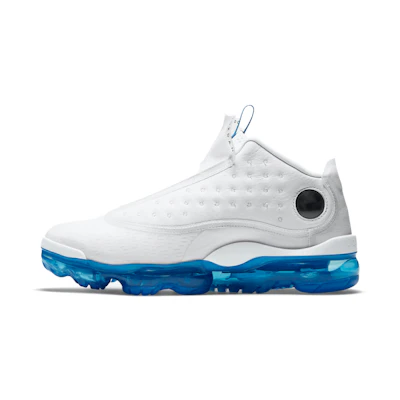 (W) Jordan Reign 'White Black Photo Blue'