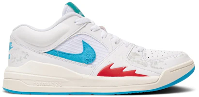 (Women) Air Jordan SoleFly x Formula 1 x Stadium 90 'Miami Grand Prix Pack - White Aqua' FB2269-100-SOLEFLY (Women) Air Jordan SoleFly x Formula 1 x Stadium 90 'Miami Grand Prix Pack - White Aqua' FB2269-100-SOLEFLY
