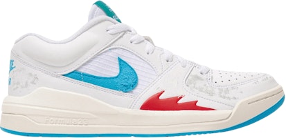 (Women) Air Jordan SoleFly x Formula 1 x Stadium 90 'Miami Grand Prix Pack - White Aqua' FB2269-100-SOLEFLY (Women) Air Jordan SoleFly x Formula 1 x Stadium 90 'Miami Grand Prix Pack - White Aqua' FB2269-100-SOLEFLY