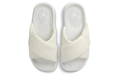 (Women) Air Jordan Sophia Slide Sports Slippers White