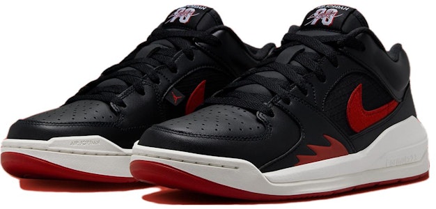 (W) Air Jordan Stadium 90 'Bred' Lelaki Hitam Merah FB2269-001 Lookbook (W) Air Jordan Stadium 90 'Bred' Lelaki Hitam Merah FB2269-001