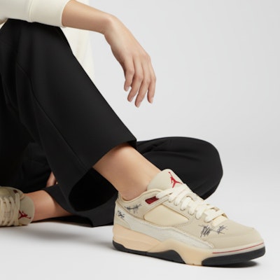 (Women) Air Jordan Who Decides War x Jordan Flight Court 'The World Is Your Court - Crèpe' HQ2958-100 Order (Women) Air Jordan Who Decides War x Jordan Flight Court 'The World Is Your Court - Crèpe' HQ2958-100