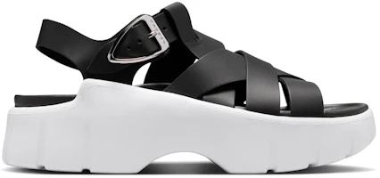 (Women) Air Jordan Willow Sandal 'Black White Metallic Silver' IB8841-001 (Women) Air Jordan Willow Sandal 'Black White Metallic Silver' IB8841-001