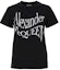 Buy (Women) Alexander McQueen Black Fitted Crewneck Letter Logo T-Shirt 781403-QZALT-0901