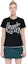 Shop (Women) Alexander McQueen Black Fitted Crewneck Letter Logo T-Shirt 781403-QZALT-0901