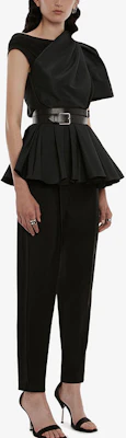 (W) Alexander McQueen Pantalones de Traje Negros Entallados 686728-QJACA-1000 Purchase (W) Alexander McQueen Pantalones de Traje Negros Entallados 686728-QJACA-1000