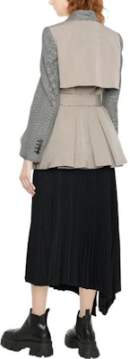 (W) Alexander McQueen Blazer Coklat Houndstooth Peplum 697029-QKAA0-0549 Shop (W) Alexander McQueen Blazer Coklat Houndstooth Peplum 697029-QKAA0-0549