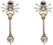 Order (Women) Alexander McQueen Fashion Brass Earrings Yellow Gold 710485J160T8495
