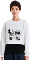 Lookbook (W) Alexander McQueen FW22 白色純色印花衛衣 735221QZAHV0909