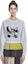 Shop (Women) Alexander McQueen FW22 White Solid Color Printed Sweatshirt 735221QZAHV0909