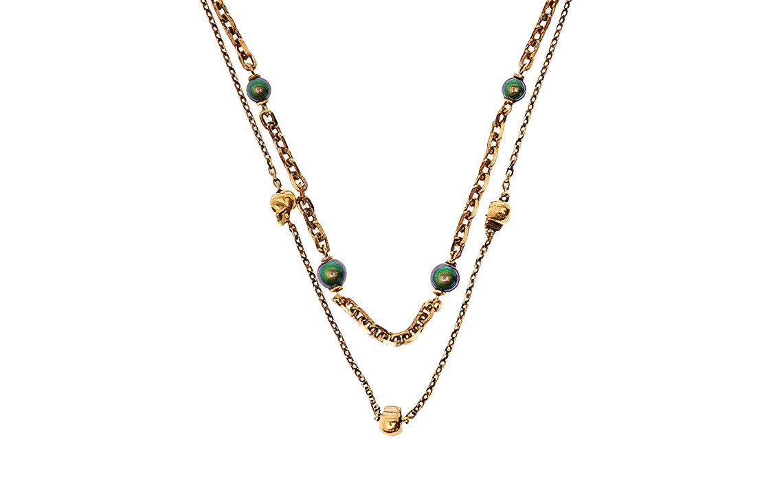 (Women) Alexander McQueen  Gold Necklace - Stylish Versatile Elegant Design 734751I170A3580