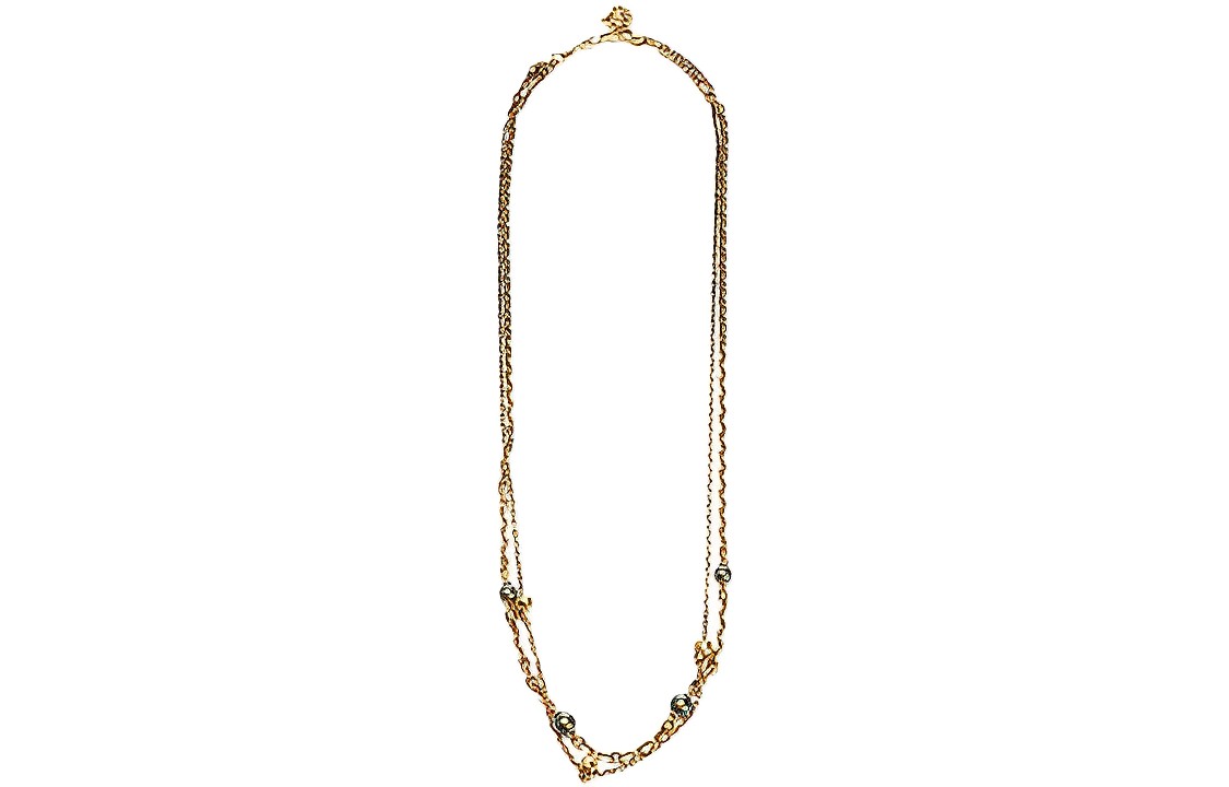 Shop (W) 알렉산더 맥퀸 금목걸이 - 스타일리시한 다재다능 우아한 디자인 734751I170A3580