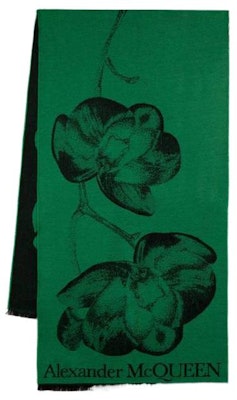 (W) Alexander McQueen 綠色花卉印花羊毛圍巾 7576093646Q3160 Buy (W) Alexander McQueen 綠色花卉印花羊毛圍巾 7576093646Q3160