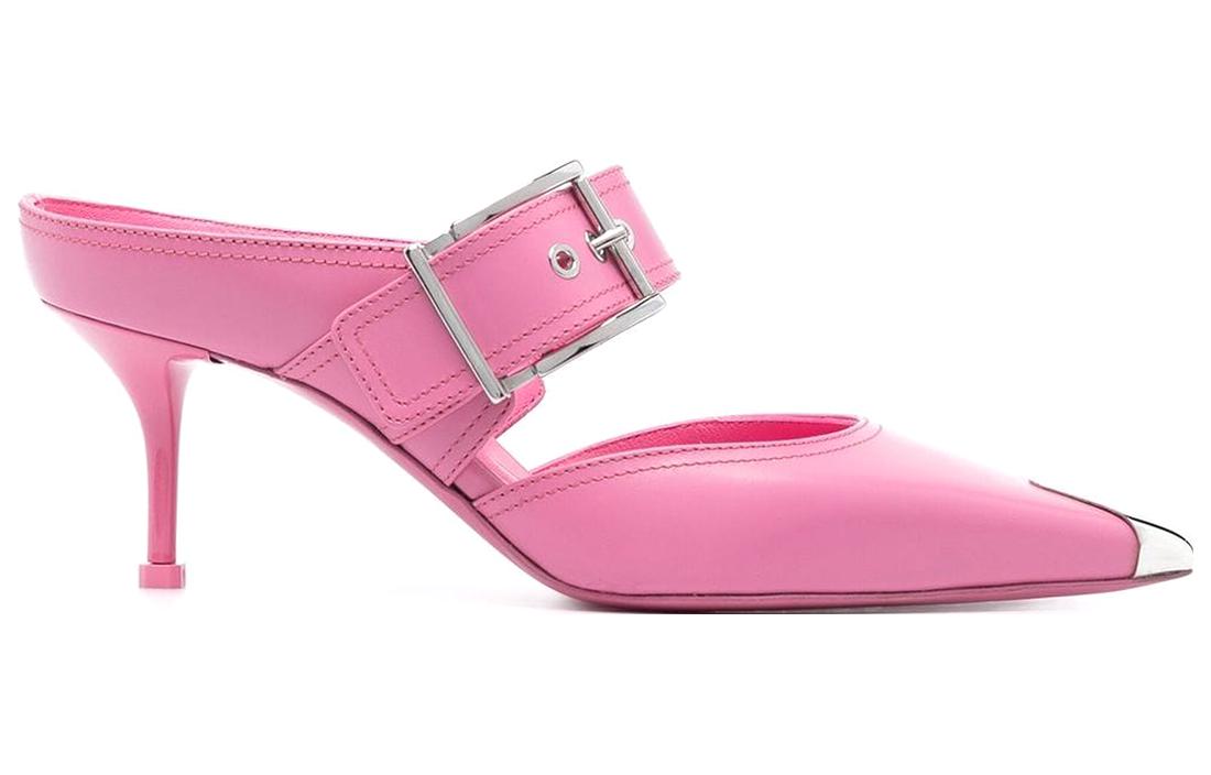 Order (Women) Alexander McQueen 'Punk Pink Ankle Strap Stiletto' 709993WHSWD5482