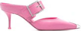 Order (Women) Alexander McQueen 'Punk Pink Ankle Strap Stiletto' 709993WHSWD5482