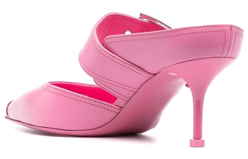 Purchase (Women) Alexander McQueen 'Punk Pink Ankle Strap Stiletto' 709993WHSWD5482