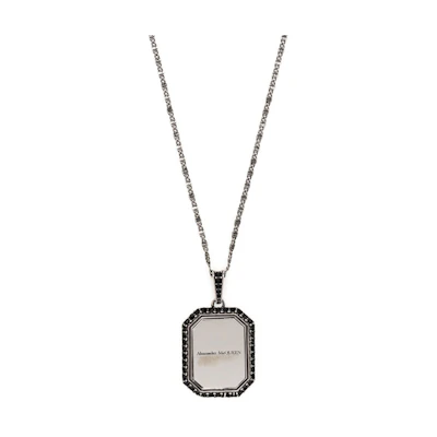 (Women) Alexander McQueen Silver Fashion Trendy Necklace 708974J160Y1533