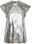Order (Women) Alexander McQueen Silver Sleeveless Relaxed Fit Crew Neck T-Shirt FW22 710340-QEAD3-1063