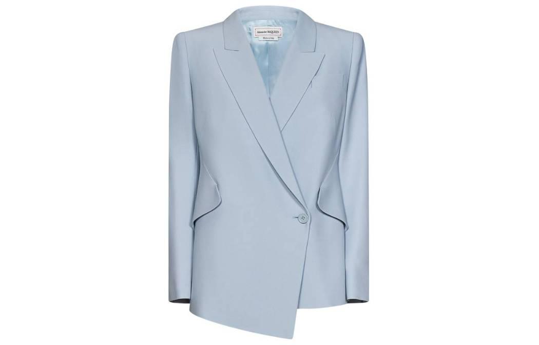 Order (W) Alexander McQueen 經典不對稱修身西裝外套 708833-QEAAA-4130