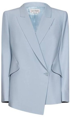 (W) Alexander McQueen 經典不對稱修身西裝外套 708833-QEAAA-4130 Order (W) Alexander McQueen 經典不對稱修身西裝外套 708833-QEAAA-4130