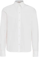 Order (W) Alexander McQueen 純白色系扣襯衫 757139-QAABC-9000