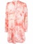 Buy (Women) Alexander McQueen SS22 Red Printed Long Sleeve Shirt Dress. 685445-QCAE0-6047