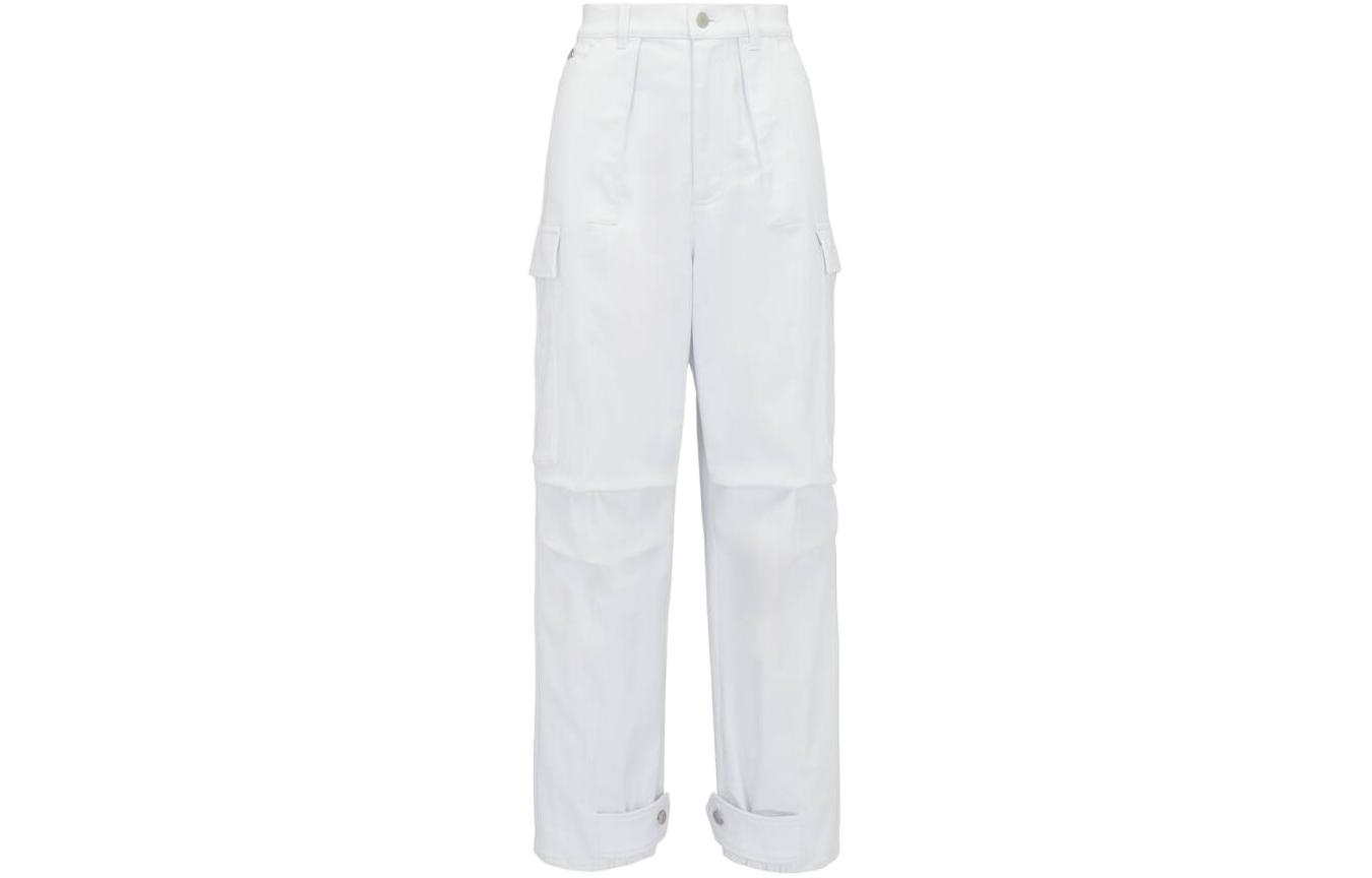 Order (W) Alexander McQueen 白色軍事工裝多袋寬鬆版型牛仔褲 780800-QMACM-9000