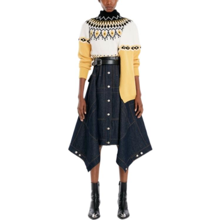 Lookbook (W) Alexander McQueen 羊毛披肩羊絨毛衣 - 白色 710205Q1A269092