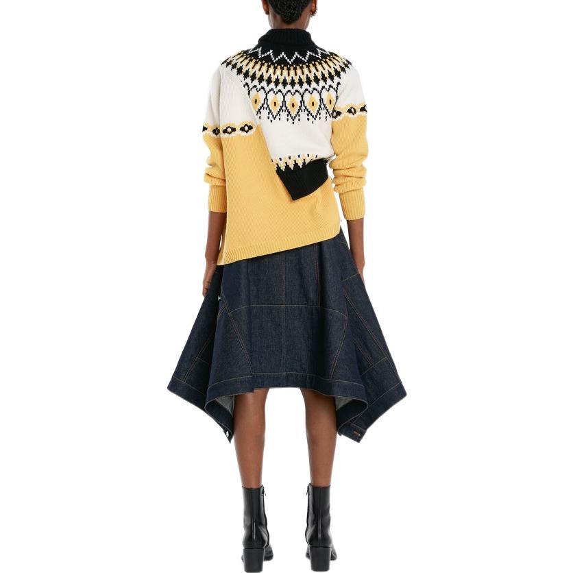 Purchase (W) Alexander McQueen 羊毛披肩羊絨毛衣 - 白色 710205Q1A269092