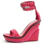 Buy (Women) Alexander McQueen Ankle-Strap High Heeled Sandal 'Red Fashion' 611709WHXN35638