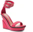 Order (Women) Alexander McQueen Ankle-Strap High Heeled Sandal 'Red Fashion' 611709WHXN35638