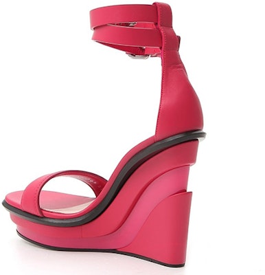 (Women) Alexander McQueen Ankle-Strap High Heeled Sandal 'Red Fashion' 611709WHXN35638 Lookbook (Women) Alexander McQueen Ankle-Strap High Heeled Sandal 'Red Fashion' 611709WHXN35638