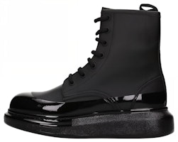 (Women) Alexander McQueen Ankle Boot 'Black Calfskin' 633919WHYK21000 (Women) Alexander McQueen Ankle Boot 'Black Calfskin' 633919WHYK21000