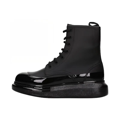 (W) Alexander McQueen Ankle Boot 'Black Calfskin'