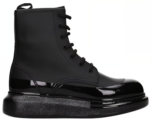 (Women) Alexander McQueen Ankle Boot 'Black Calfskin' 633919WHYK21000 Order (Women) Alexander McQueen Ankle Boot 'Black Calfskin' 633919WHYK21000