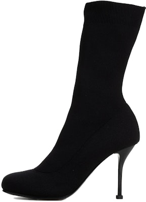 (Women) Alexander McQueen Ankle Boot 'Black Fashion Slip-On' 757497W4X701000 Buy (Women) Alexander McQueen Ankle Boot 'Black Fashion Slip-On' 757497W4X701000