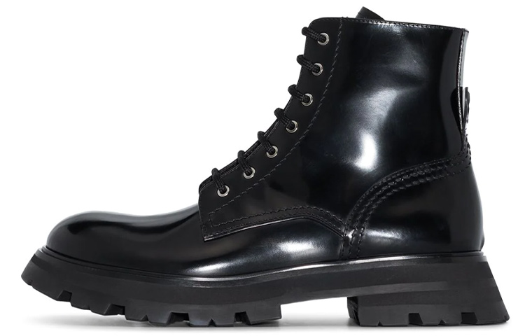 (Women) Alexander McQueen Ankle Boot 'Black Fashion Casual' 666369WHZ801000