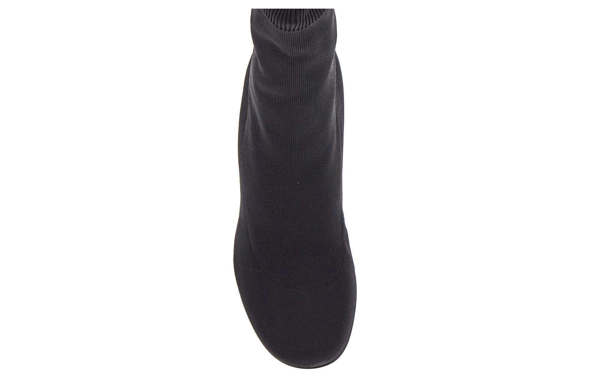 Lookbook (W) Alexander McQueen Sepatu Bot Hitam Slip-On Fashion 757497W4X701000