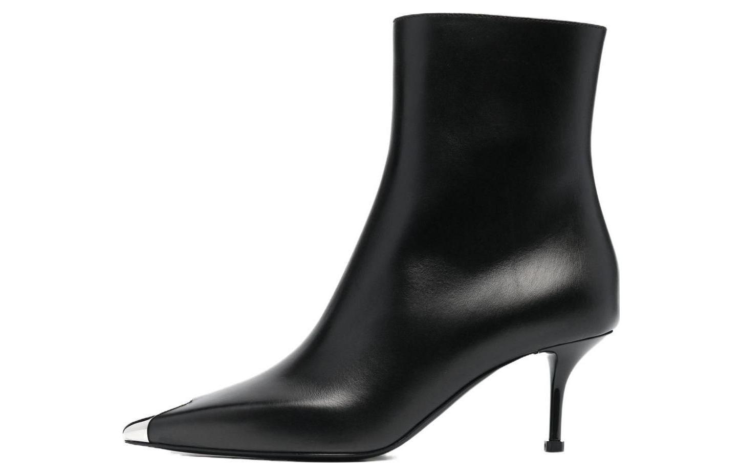 (Women) Alexander McQueen Ankle Boot 'Black Leather' 719531WIC711081