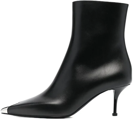 (W) Alexander McQueen Stivaletti ''Pelle Nera'' 719531WIC711081 Buy (W) Alexander McQueen Stivaletti ''Pelle Nera'' 719531WIC711081